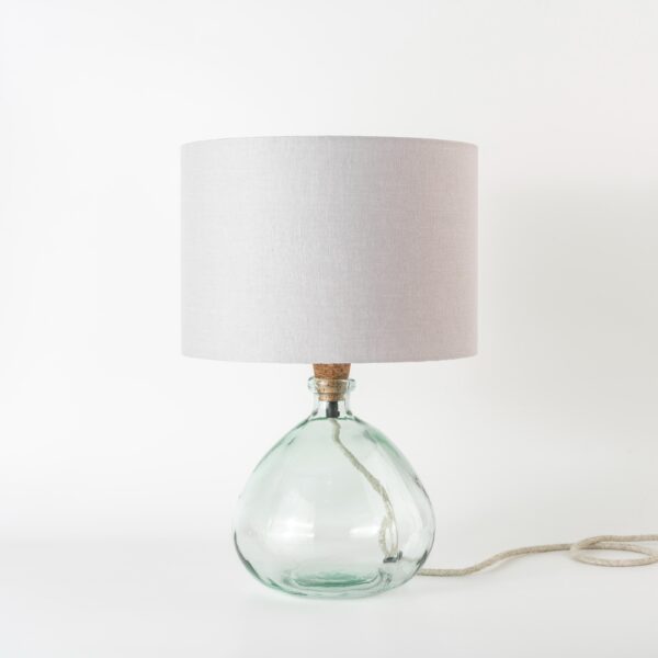 Natural Linen Coconut Milk Lampshade