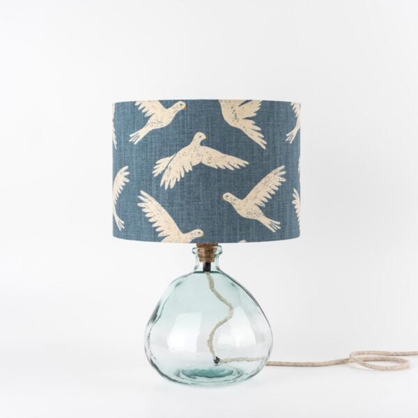 Sanderson Paper Doves Denim Lampshade