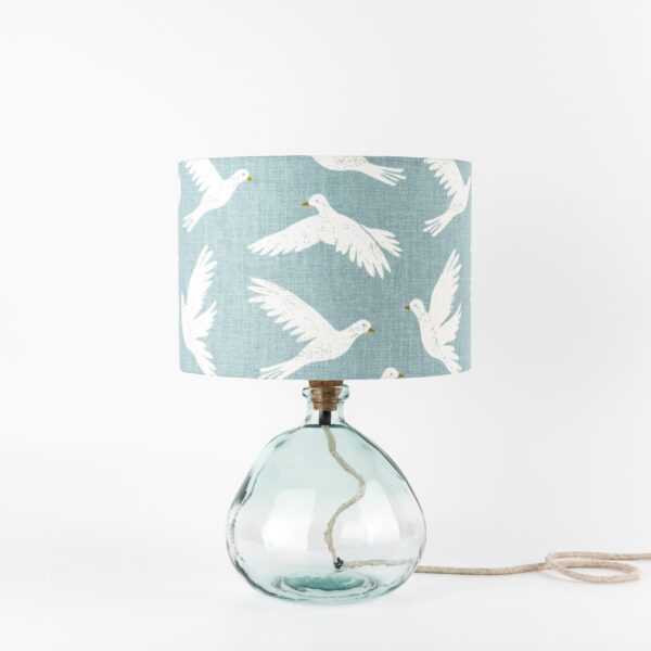 Sanderson Paper Doves Light Blue Lampshade